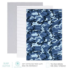Load image into Gallery viewer, The Peanutshell Newborn Layette Gift Set for Baby Boys | 23 Piece Newborn Boy Clothes &amp; Accessories Set | Fits Newborns to 3 Months | Blue Camo
