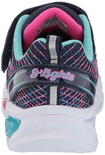 Load image into Gallery viewer, Skechers girls Sport Lighted - Shimmer Beams Sparkle Glow 20300n (Toddler) Sneaker, Navy/Multi, 8 Toddler US
