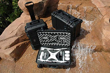 Load image into Gallery viewer, Case Club Pre-Cut Waterproof Drone Case with Wheels, Extension Handle &amp; 2 Moisture Absorbing Silica Gel - Fits DJI Phantom 4 (Propellers On)
