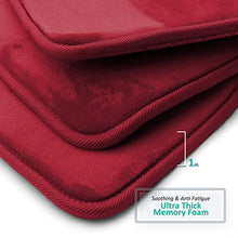 Load image into Gallery viewer, Clara Clark Bathroom Rugs, Ultra Soft Non Slip and Cozy, Velvet Memory Foam Bath Mat
