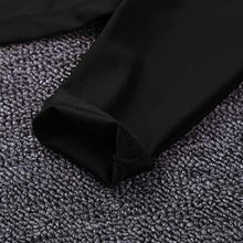 Load image into Gallery viewer, inlzdz Kids Girls Long/Short Sleeves/Sleeveless Crop Top Tight Shirt Dancewear Athletic Ballet Dance Yoga Costume Black 8
