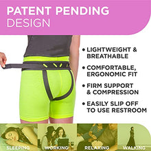Load image into Gallery viewer, BraceAbility Pelvic Pro Prolapse Support Belt - Women&#39;s Prolapsed Uterus Patent-Pending Girdle for Dropped Bladder, Vulvar Varicosities, Postpartum Recovery, and Symphysis Pubis Dysfunction Pain (M)
