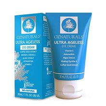 Load image into Gallery viewer, OZNaturals Anti Aging Eye Cream: Ultra Ageless Eye Creme for Men &amp; Women - Under Eye Cream Treatment for Bags, Wrinkles, Crows Feet, Dark Circles, and Puffiness - Day and Night Wrinkle Cream - 1 Fl Oz

