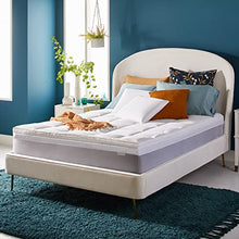 Load image into Gallery viewer, Sleep Innovations Dual Layer Enhanced Support Gel Memory Foam Mattress Topper, 4 Inches, King
