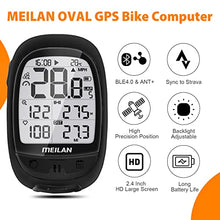 Load image into Gallery viewer, MEILAN Oval GPS Bike Computer and MEILAN C3 Bluetooth Speed and Cadence Sensor
