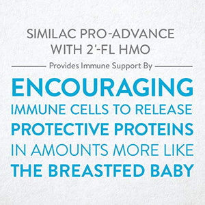 Similac Pro-Advance Non-GMO Infant Formula with Iron, with 2'-FL HMO, for Immune Support, Baby Formula, Powder, 23.2 Ounce