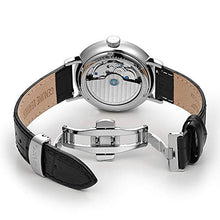 Load image into Gallery viewer, FEICE Bauhaus Watch Men's Mechanical Watch Analog Waterproof Automatic Watches for Men Casual Dress Watches with Domed Mirror Leather Bands Date -FM202
