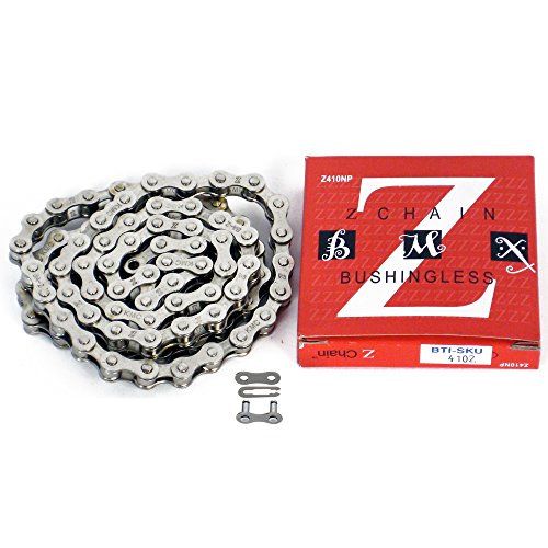 KMC Z410 x 112L Silver NP Single Speed 1/2-1/8 Chain