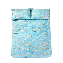 Load image into Gallery viewer, JSD Floral Printed Sheet Set Queen, 4 Piece Brushed Microfiber Sheets Extra Deep Pocket, Ultra Soft Hotel Quality Bedding Sheets
