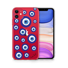 Load image into Gallery viewer, iPhone Xr Cases Clear Case Yard iPhone Xr Case Slim Fit Xr iPhone Case Clear Evil Eyes Design Soft &amp; Flexible TPU Ultra-Thin Shockproof Transparent Girls and Women Cute Cover Xr Phone Case
