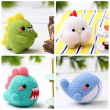 Load image into Gallery viewer, Needle Felting Starter Kit, Complete Needle Felting Tools Animal Doll Felting Kit with Felting Needles, Safety Eyes, Instructions, Felting Foam Mat, and Other Tools for Felting Beginner Supplies
