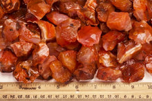 Load image into Gallery viewer, Fantasia Materials: 1 lb Red Carnelian Rough Stones from India
