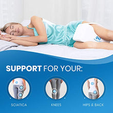 Load image into Gallery viewer, Everlasting Comfort Knee Pillow for Sleeping - Hip, Lower Back, and Sciatic Nerve Pain Relief
