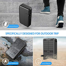 Load image into Gallery viewer, Solar Charger 35800mAh Solar Power Bank with Dual 3.1A Outputs Wireless Charger Waterproof Ultra Bright LED Panel Light and Flashlights Compatible Most Smart Phones Tablets and More
