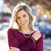 Load image into Gallery viewer, Lifetime Jewelry 7mm Rope Chain Necklace 24k Real Gold Plated for Men &amp; Women (White Gold, 20)
