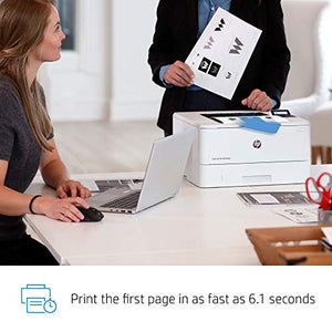 HP LaserJet Pro M404dw Monochrome Wireless Laser Printer with Double-Sided Printing, Works with Alexa (W1A56A)