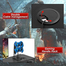 Load image into Gallery viewer, Computer Desk Gaming Desk 47.2 inches Student PC Desk Writing Desk Ofiice Desk Extra Large Modern Ergonomic Racing Style Table Workstation Carbon Fiber Cup Holder Headphone Hook
