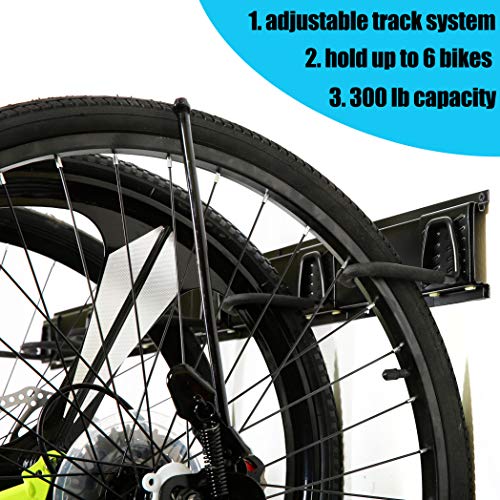 Load image into Gallery viewer, Ultrawall Bike Storage Rack,6 Bike Storage Hanger Wall Mount for Home & Garage Holds Up to 300lbs