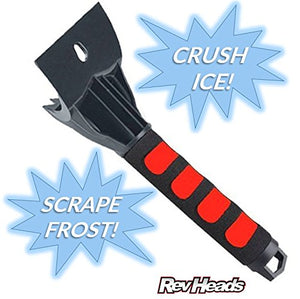 RevHeads ICE Scraper for Cars and Small Trucks - Dang Near Indestructible Ice Scrapers from Scrape Frost and Ice