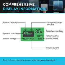 Load image into Gallery viewer, Renogy 500A Battery Monitor, High and Low Voltage Programmable Alarm, Voltage Range 10V-120V and up to 500A, Compatible with 12V Lithium Sealed, Gel, Flooded Batteries
