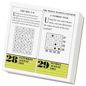 Mensa 365 Brain Puzzlers Page-A-Day Calendar 2021