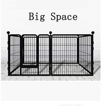 Load image into Gallery viewer, N/D Pet Fence for Medium and Large Dogs — 6 pet cage Plates, pet Fence, Square Pole, Foldable pet Fence, Gauge Ring, Training Ring, pet Supplies for Indoor/Outdoor kennels
