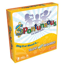 Load image into Gallery viewer, Spontuneous - The Song Game - Sing It or Shout It - Talent NOT Required - Family Party Board Game…
