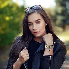 Load image into Gallery viewer, Finrezio 3 Sets Beaded Bracelets for Women Boho Multi-Layer Mix Beads Stackable Strand Stretch Bracelet Set for Teen Girls
