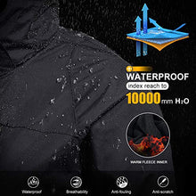 Load image into Gallery viewer, CAMEL CROWN Women&#39;s Waterproof Ski Jacket 3-in-1 Winter Coat Windbreaker Fleece Inner for Snow Rain Hiking Outdoor
