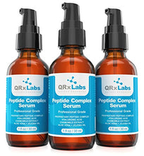Load image into Gallery viewer, Peptide Complex Serum/Collagen Booster for the Face with Hyaluronic Acid and Chamomile Extract - Anti Aging Peptide Serum, Reduces Wrinkles, Heals and Repairs Skin - Tightening Effect - 1 fl oz
