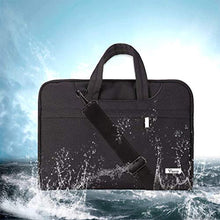 Load image into Gallery viewer, Voova Laptop Bag 17 17.3 inch Water-resistant Laptop Sleeve Case with Shoulder Straps &amp; Handle/Notebook Computer Case Briefcase Compatible with MacBook Pro/New Razer Blade Pro 17 / Acer/Asus/Hp,Black
