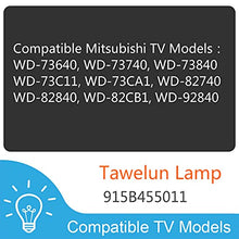 Load image into Gallery viewer, Replacement Lamp with Housing for 915B455011 Mitsubishi TV WD-73640 WD-73740 WD-73840 WD-73C11 WD-73CA1 WD-92840 WD-82740 WD-82840 WD-82CB1
