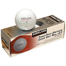 Load image into Gallery viewer, KIRKLAND SIGNATURE Three-Piece Urethane Cover Golf Ball v2.0, 1 Dozen, 12 Count, White
