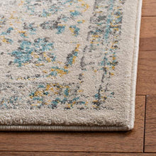 Load image into Gallery viewer, Safavieh Evoke Collection EVK220C Shabby Chic Vintage Oriental Medallion Area Rug, 8' x 10', Ivory/Blue
