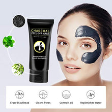 Load image into Gallery viewer, Blackhead Remover, Blackhead Peel Off Face Mask, Ms.Yilia 7-in-1 Bamboo Charcoal Face Masks for Women &amp; Men with Acne Needle Set - New Type of Bamboo Charcoal, 100% Natural &amp; Organic Ingredients
