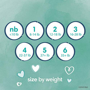 Pampers Pure Protection Newborn Diapers Size 1 132 Count