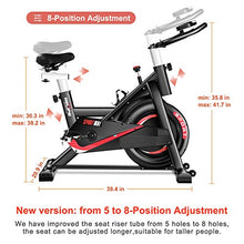 Load image into Gallery viewer, RELIFE REBUILD YOUR LIFE Exercise Bike Indoor Cycling Bike Fitness Stationary All-inclusive Flywheel Bicycle with Resistance for Gym Home Cardio Workout Machine Training New Version

