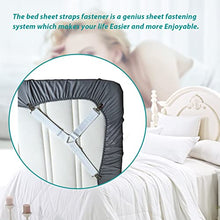 Load image into Gallery viewer, Raytour Bed Sheet Holder Straps Sheet Stays Keepers Bedsheet Holders Fasteners
