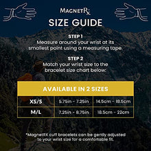 Load image into Gallery viewer, MagnetRX® Pure Copper Magnetic Bracelet - Arthritis Pain Relief &amp; Carpal Tunnel Magnetic Therapy Copper Bracelets - Adjustable Wide Copper Cuff Bracelet with 12 Magnets (Brushed Copper, M/L)
