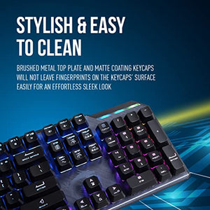 MSI Vigor GK50 Elite LL Mechanical Gaming Keyboard, Clicky Kailh Box White Switches, RGB Mystic Light