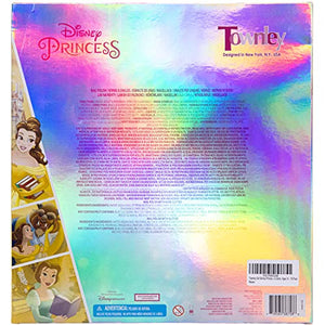 Disney Princess - Townley Girl Belle Non-Toxic Peel-Off Water-Based Natural Safe Quick Dry Nail Polish |Gift Kit Set for Kids Toddlers Girls, Glittery and Opaque Colors| Ages 3+ (18 Pcs)