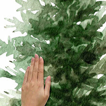Load image into Gallery viewer, RoomMates RMK4835GM Watercolor Evergreen Christmas Tree Giant Peel and Stick Wall Decals
