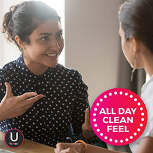 Load image into Gallery viewer, U by Kotex Barely There Thin Panty Liners, Light Absorbency, Regular Length, Unscented, 100 Count (Packaging May Vary)

