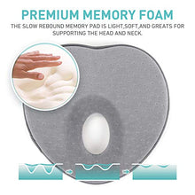 Load image into Gallery viewer, Baby Pillow for Newborn Infant(0-12months),Flat Head Prevention 3D Memory Foam Can Support Head &amp; Neck Pillow,Head Shaping Pillow,Heart Shaped
