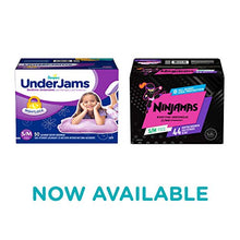 Load image into Gallery viewer, Pampers UnderJams Disposable Bedtime Underwear for Girls, Size S/M, 50 Count, Super Pack
