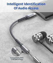 Load image into Gallery viewer, USB Type C to 3.5mm Female Headphone Jack Adapter and Digital Optical Audio Toslink Cable 6.6FT Compatible with Sound Bar, TV, PS4, Xbox, Home Theater, Note 20 10 S10 S9 Plus iPad Pro etc
