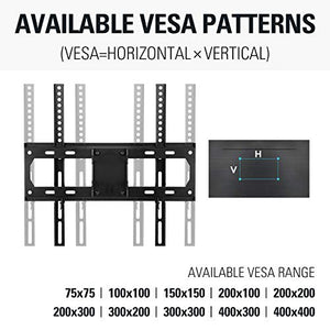 Mounting Dream UL Listed TV Mount TV Wall Mount with Swivel and Tilt for Most 32-55 Inch TV, Full Motion TV Mount with Articulating Dual Arms, Max VESA 400x400mm, 99 lbs. Loading, 16 inch Studs MD2380