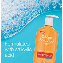 Load image into Gallery viewer, Neutrogena Oil-Free Acne Fighting Facial Cleanser with Salicylic Acid Acne Treatment Medicine, Daily Oil-Free Acne Face Wash for Acne-Prone Skin, 9.1 fl. oz, 3 pk
