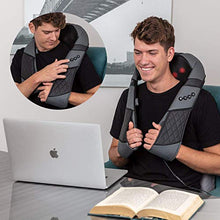 Load image into Gallery viewer, Massagers for Neck and Back with Heat - Deep Tissue 3D Kneading Pillow, Electric Shiatsu Back Neck and Shoulder Massage, Shoulders, Foot, Legs,Body - Relieve Muscle Pain - Office, Home &amp; Car
