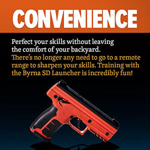 Byrna SD [Self Defense] Pepper Ultimate Bundle - Pepper Spray, Non Lethal, Less Lethal Pepper Launcher, Home Defense, Personal Defense (Black) | Proudly Assembled in The USA